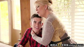 Play A friend of his mother's makes him blowjob under the table