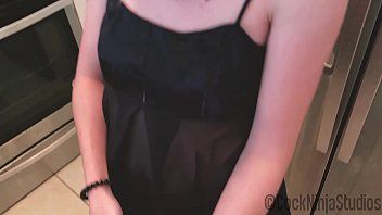 Play The girlfriend is after the penis and has sex with her nephew's boyfriend in the kitchen