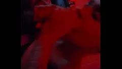Reproduzir O pau grande de Ebony Thot Marcus D fica molhado em uma sessão de sucção desleixada