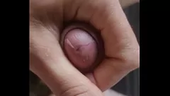 تشغيل اليورو الهواة عن قرب الديك اللعب مع Precum