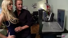 Play Big Tits Blonde MILF Caught Cheating with Huge Cock Next Door
