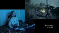 Jouer Buxom Brunette Bailey Seeking Pleasure: Naked Gameplay Commentary - Partie 2