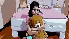 Reproduzir Jovem enteada latina é fodida em estilo cachorrinho por seu padrasto grande e idiota em um desenho animado familiar tabu Hentai