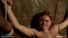 Play Squatter anal fingers huge boobs babe in hardcore lesbian domination scene with Krissy Lynn and Lea Lexis