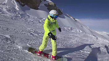 Play Teenager on the mountain making a blowjob in nature xxx in the snow