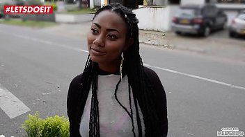 Play The ebony bitch in the neighborhood is having sex like a pussy eating her